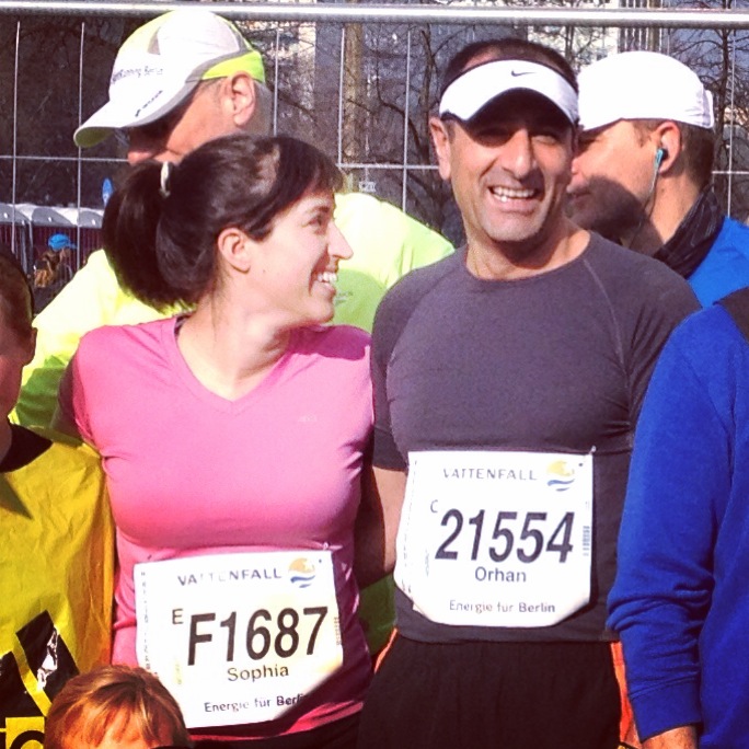 Orhan and Sophia pre 2014 Berlin half marathon